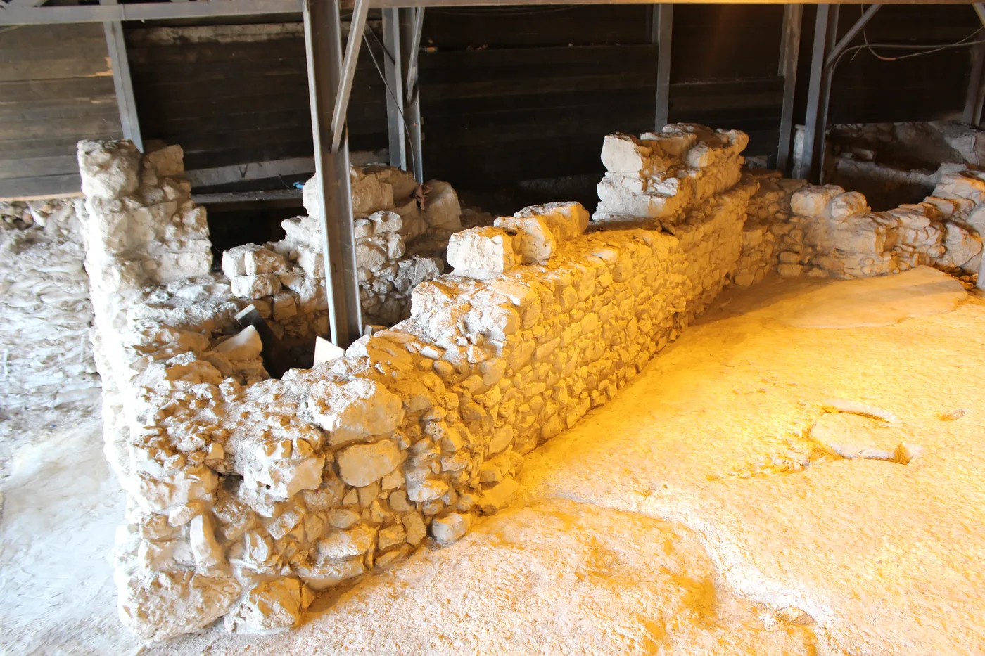 Ongoing archaeological excavation in the City of David, Jerusalem