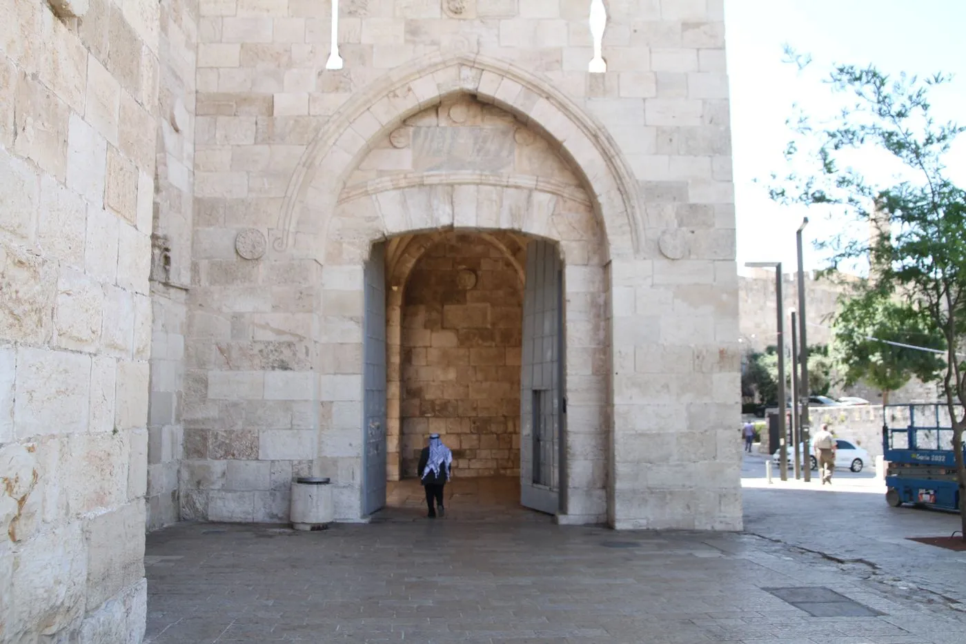 Jaffa Gate entrance to the Old City of Jerusalem