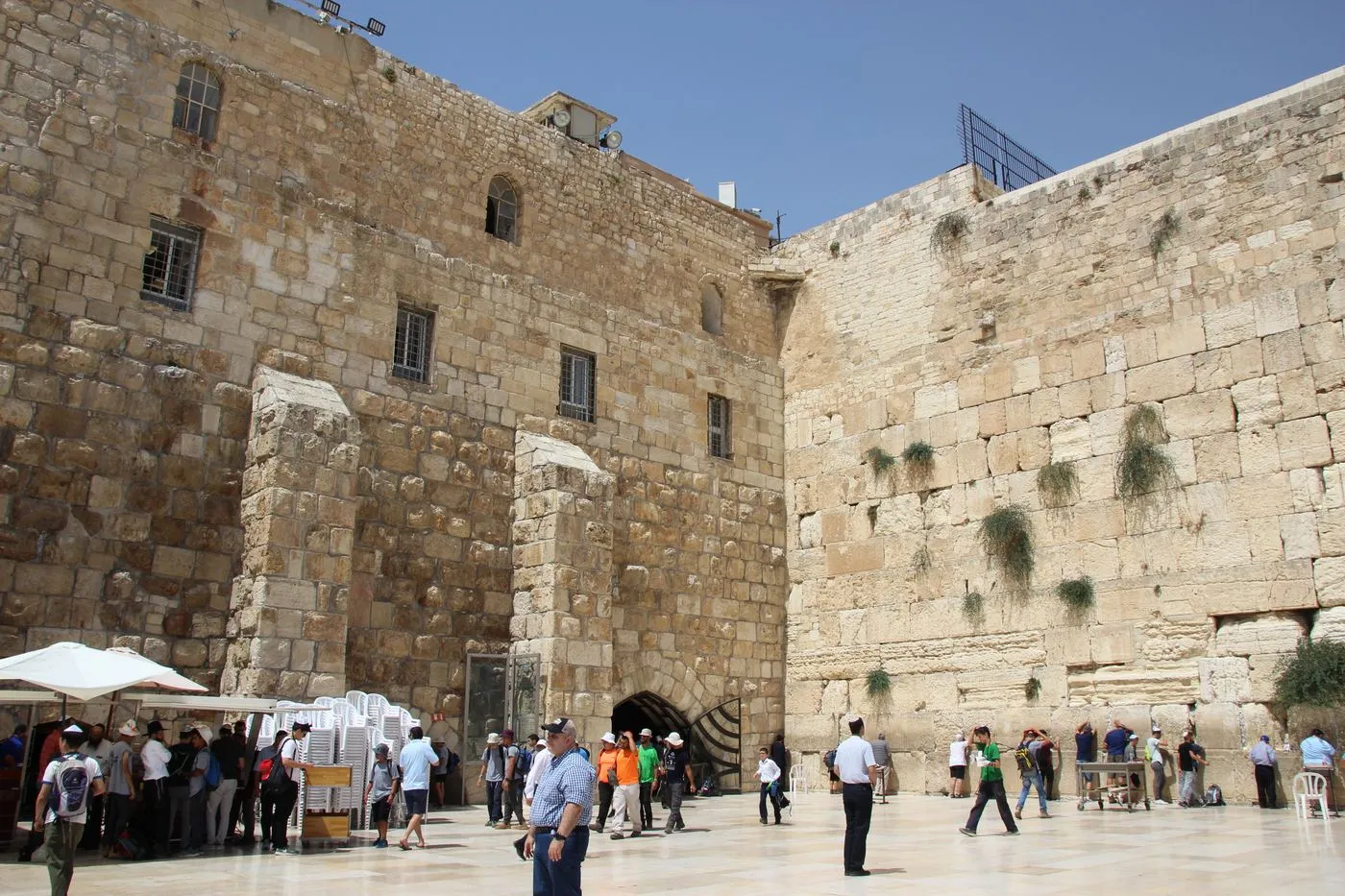 The Western Wall plaza in Jerusalem's Old City