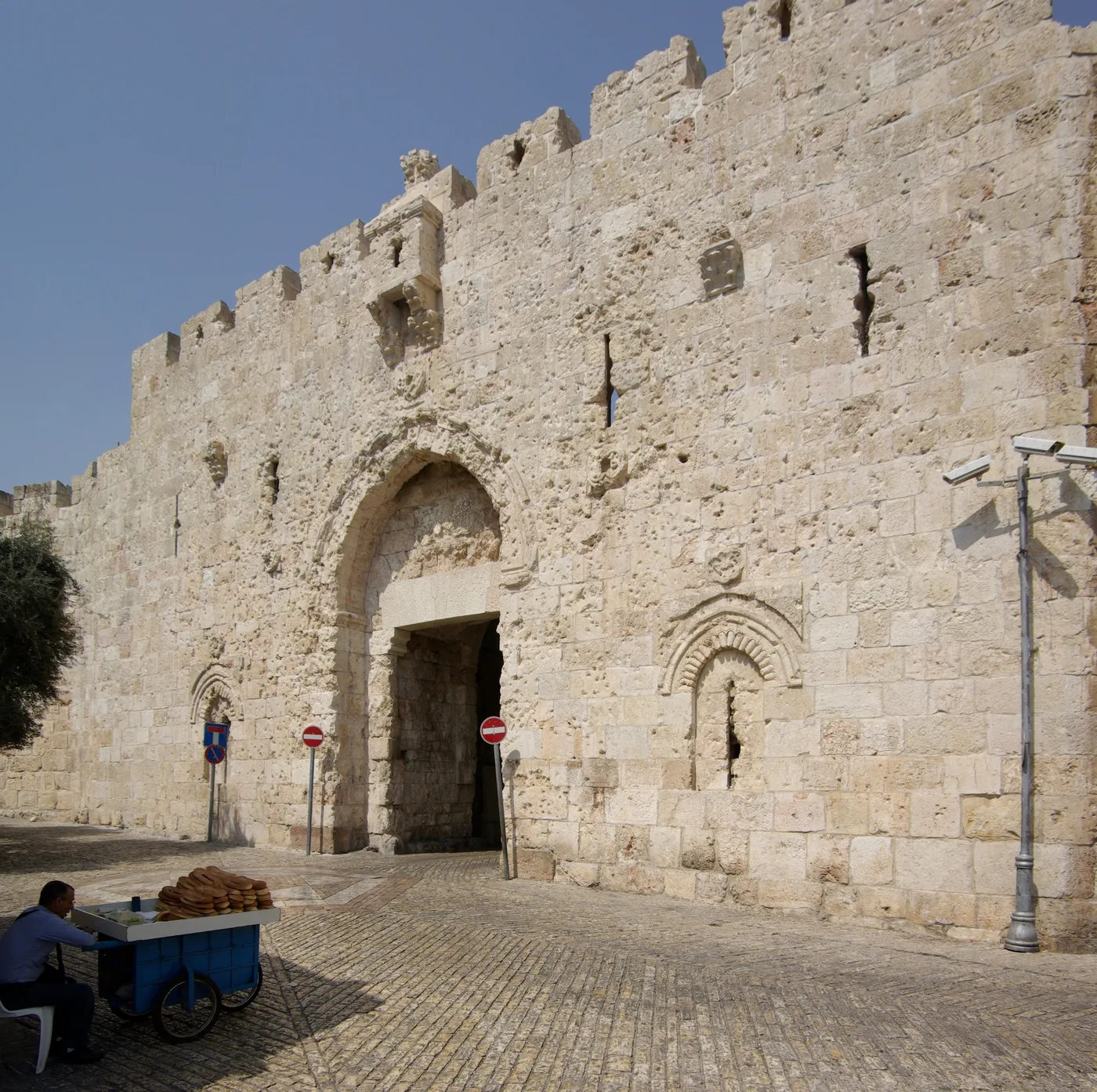 Zion Gate, one of the entrances to Jerusalem's Old City